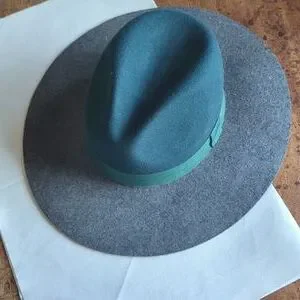 Malene Birger Green Felt Hat Stratton Campaign Style Felt Hat | Curtis Blue Line main image 4